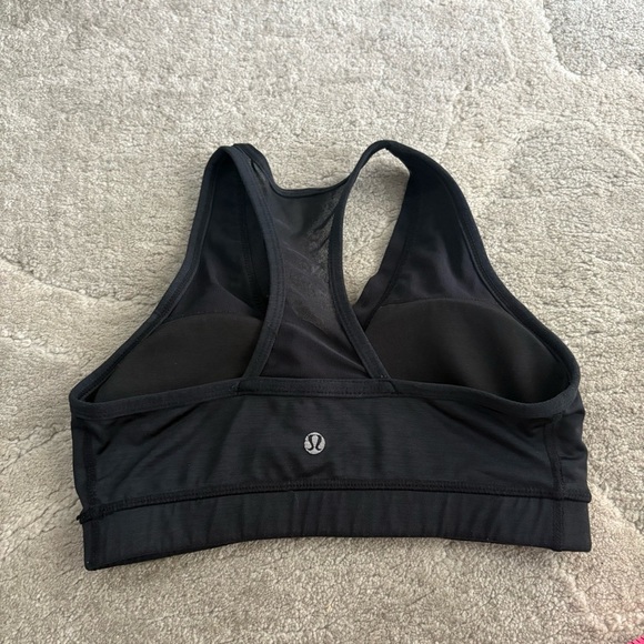 Lululemon Black Cross-Front Sports Bra – Size Small - Picture 3 of 3